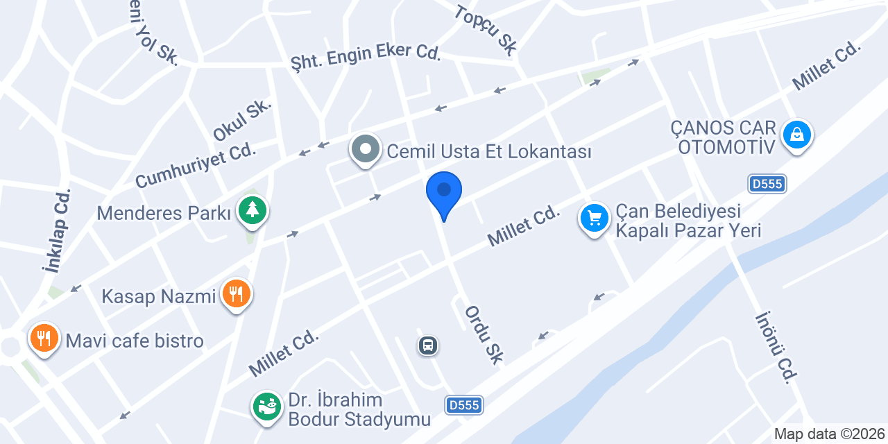Veteriner Kliniği konumu