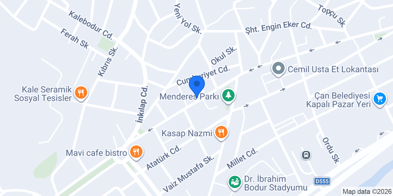 Kıray Optik konumu