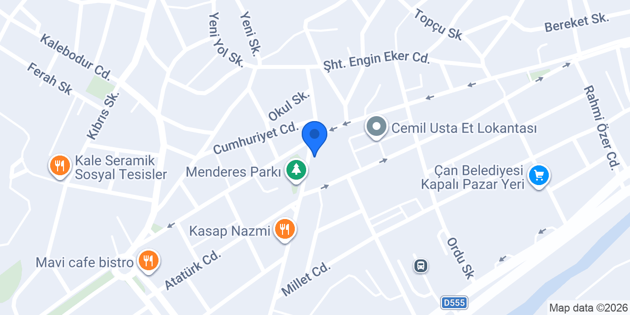 Çınar Elektronik konumu