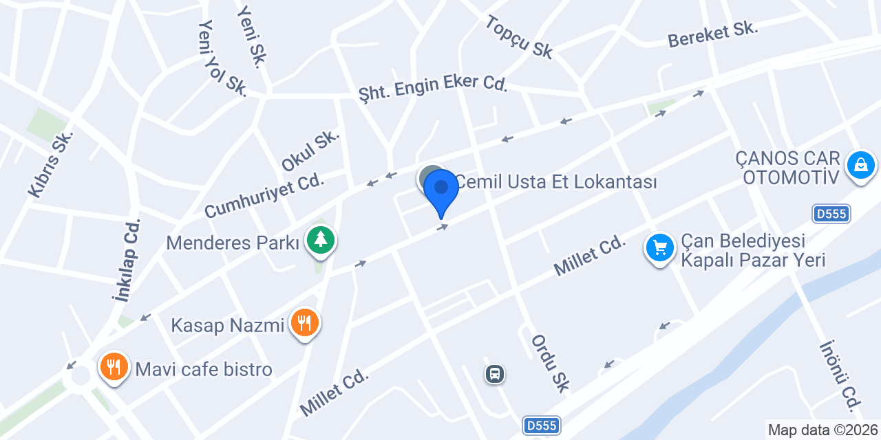 Zerafet Kuyumculuk konumu
