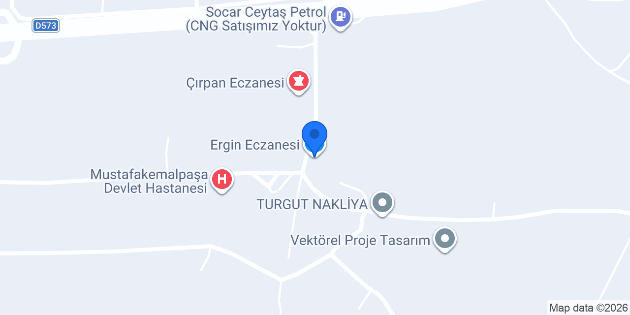 Ergin Eczanesi konumu
