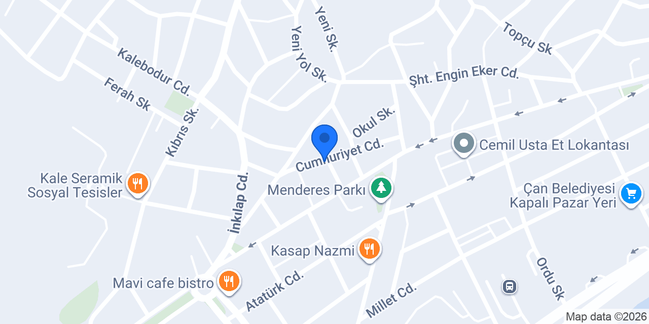Bulut Mobilya konumu