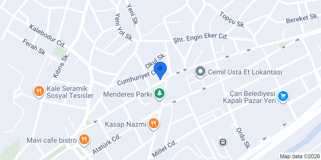 Linda Kuaför Salonu konumu