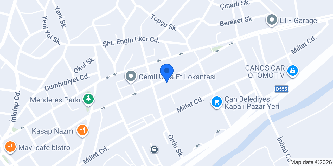 Can Dostum Veteriner Kliniği konumu
