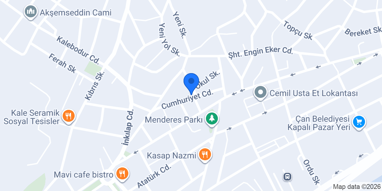 Sah Pide Borek Pizza konumu
