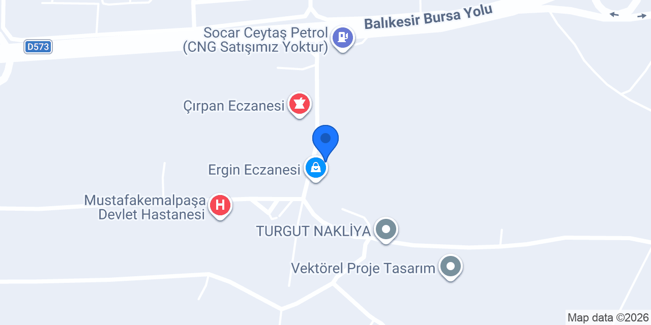 Çeliktaş Eczanesi konumu