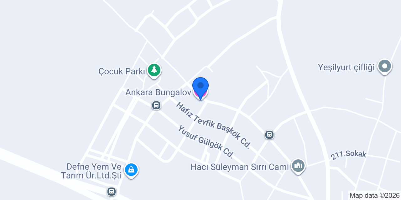 Ankara Bungalov konumu
