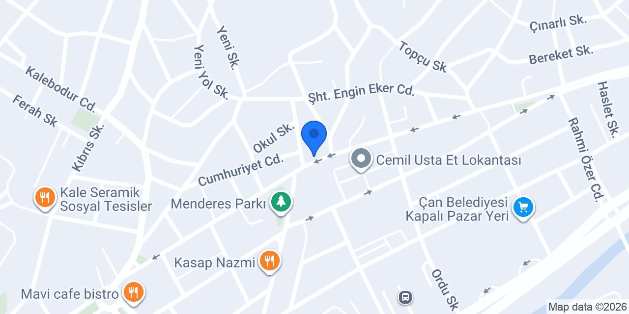 TARZAN KÖFTE ÇAN ŞUBESİ konumu