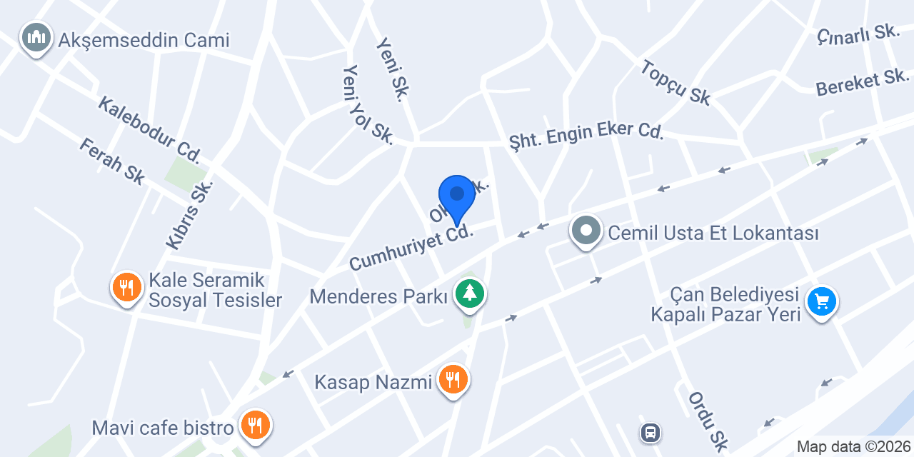 Köfteci konumu