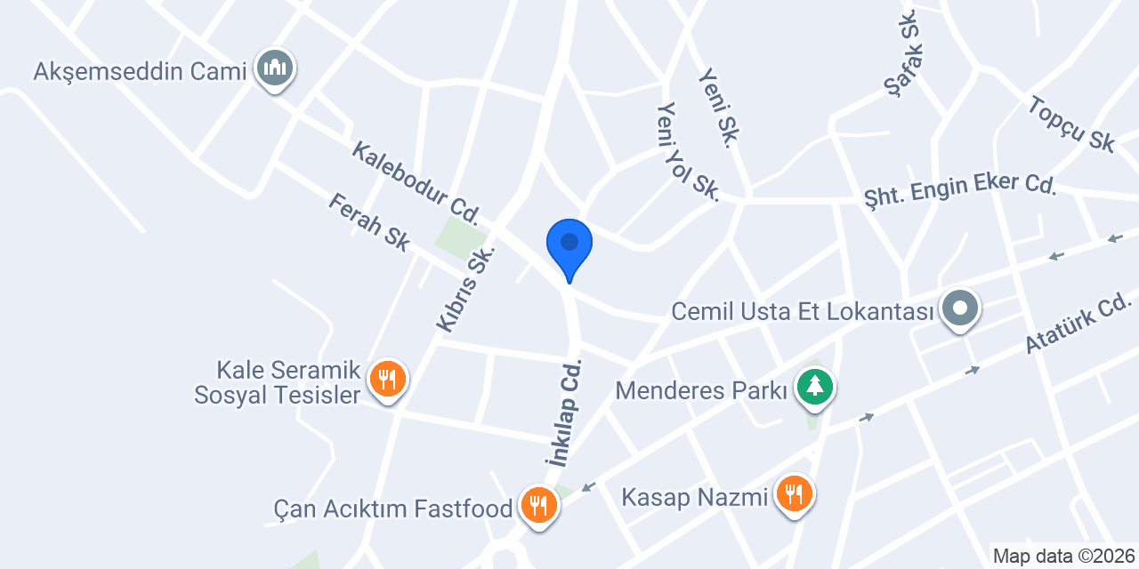 Bereket Ekmek Fırını konumu