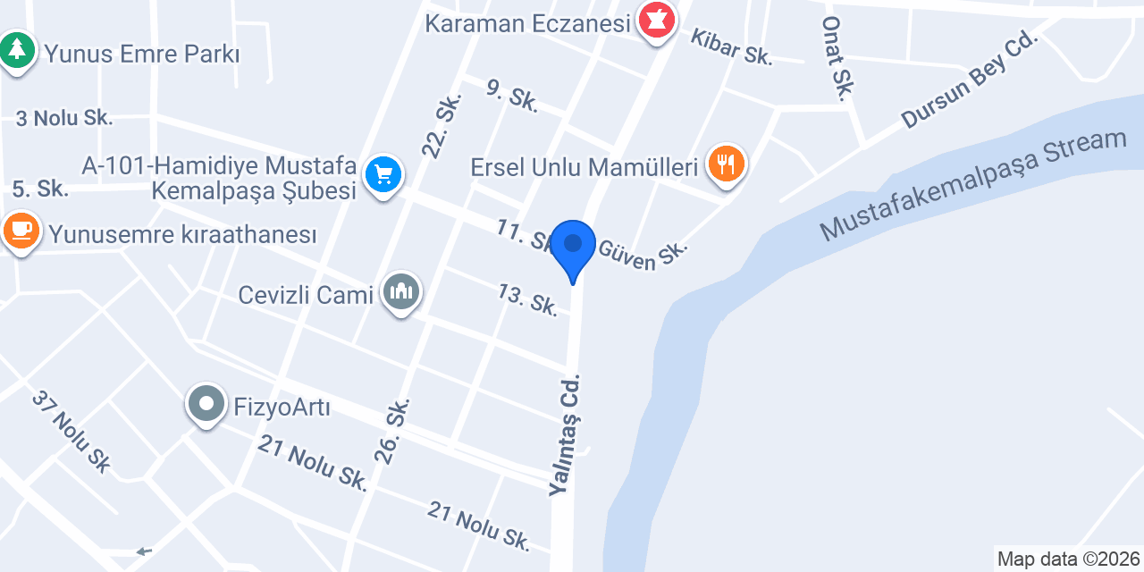 Cevizli Kıraathanesi konumu