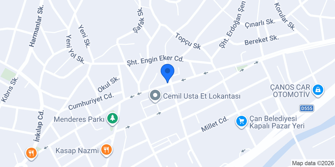CepTeknik konumu