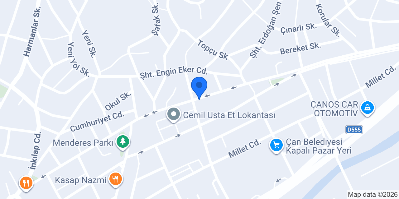 E.BATIN BEBE ÇAN konumu