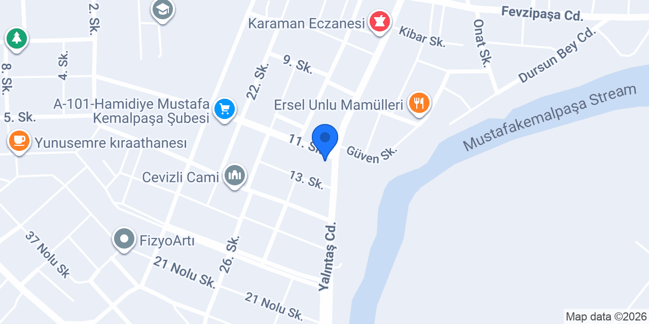 Karagöz yapı konumu