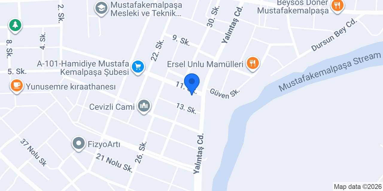 Bero Fast Food konumu