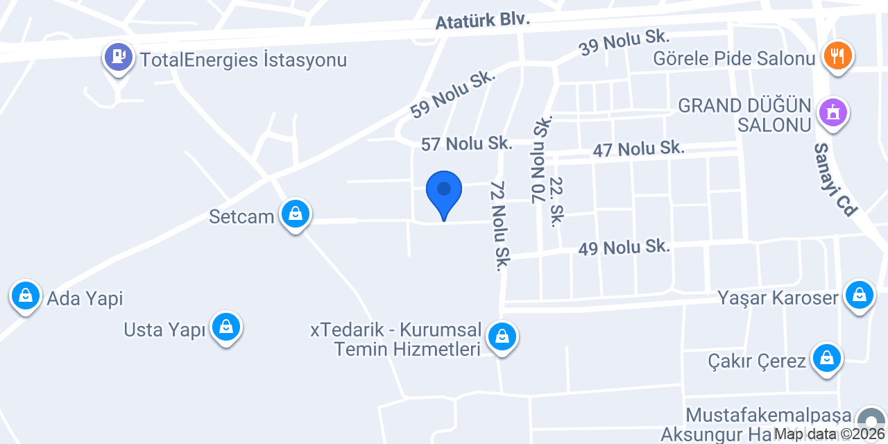 Sevim Mobilya & Mutfak konumu