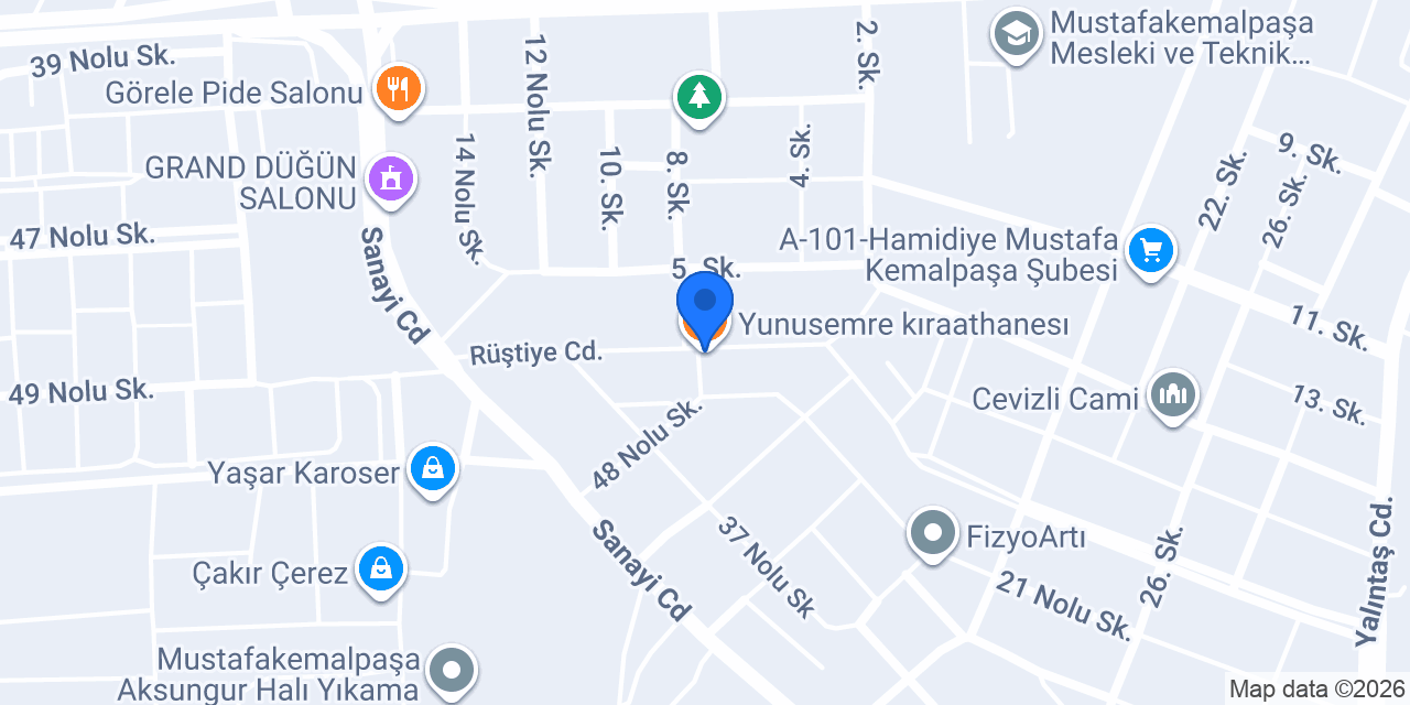 Yunusemre kıraathanesı konumu
