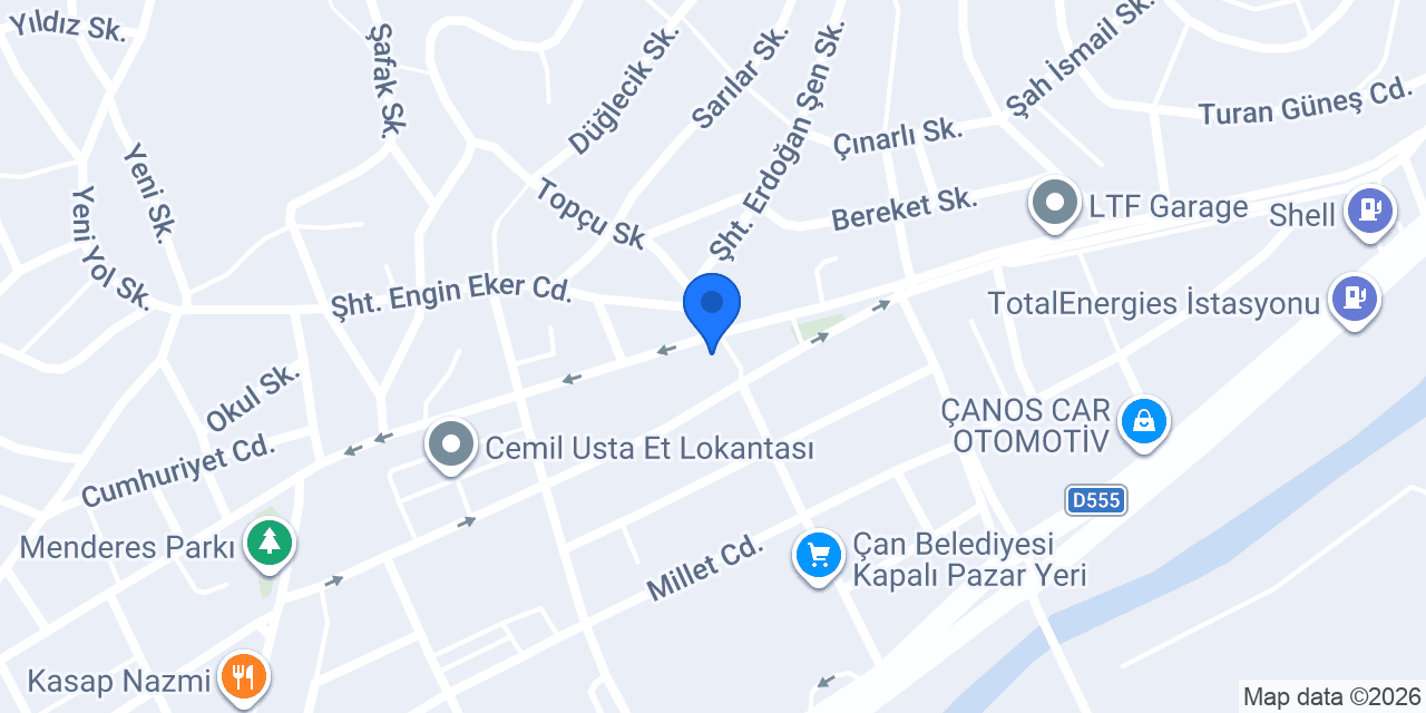 İstiklal Eczanesi konumu