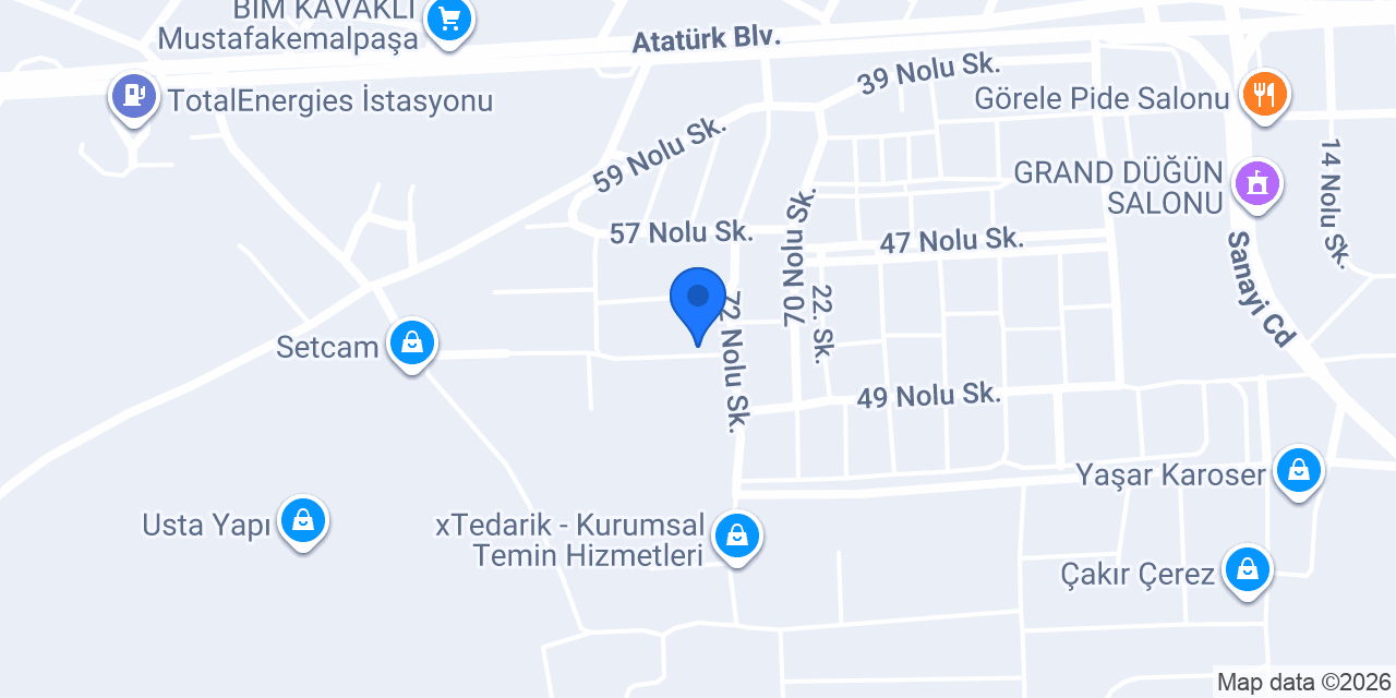 Saçaklı Esnaf Lokantası konumu