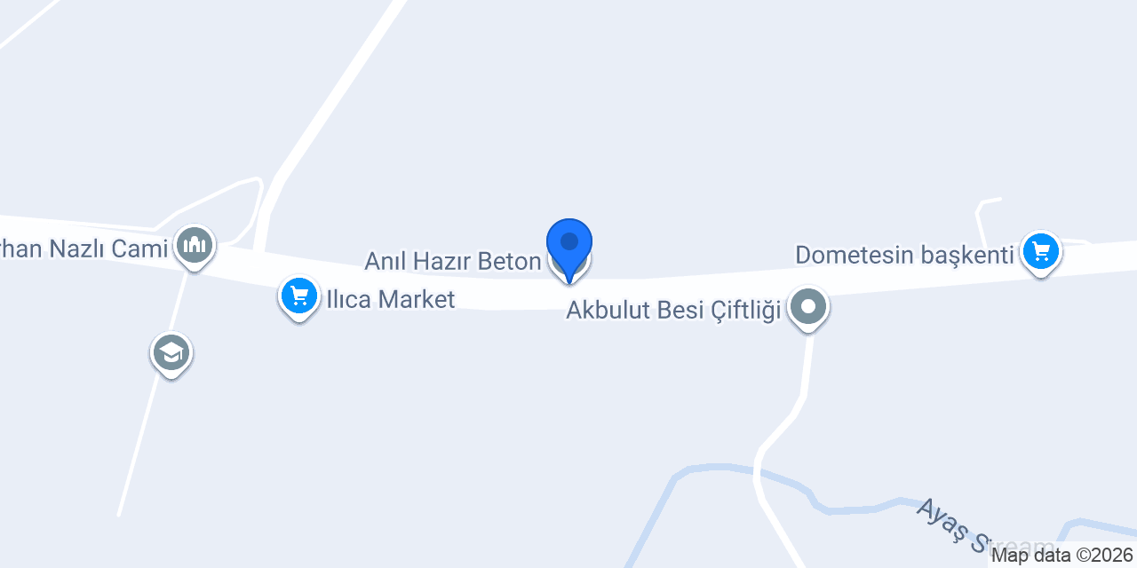 Anıl Hazır Beton konumu