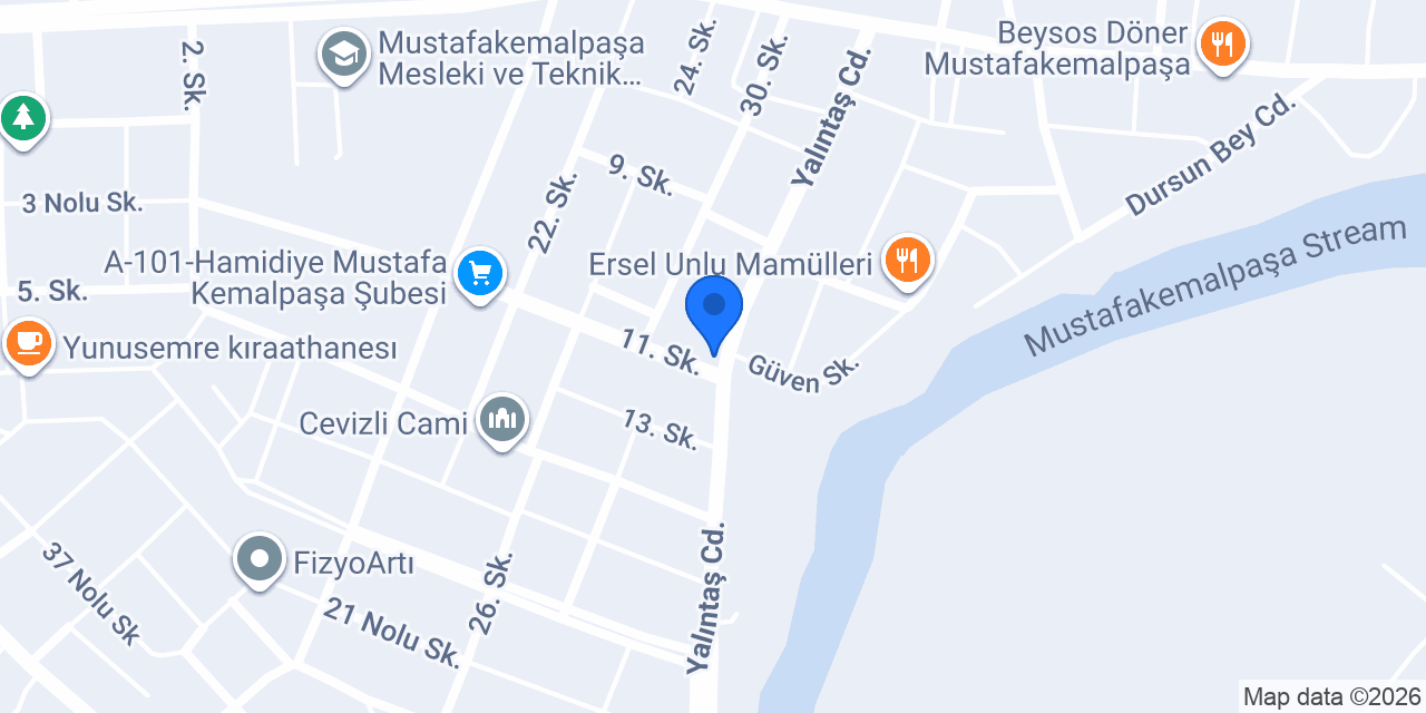 Atik Teknik Servis konumu