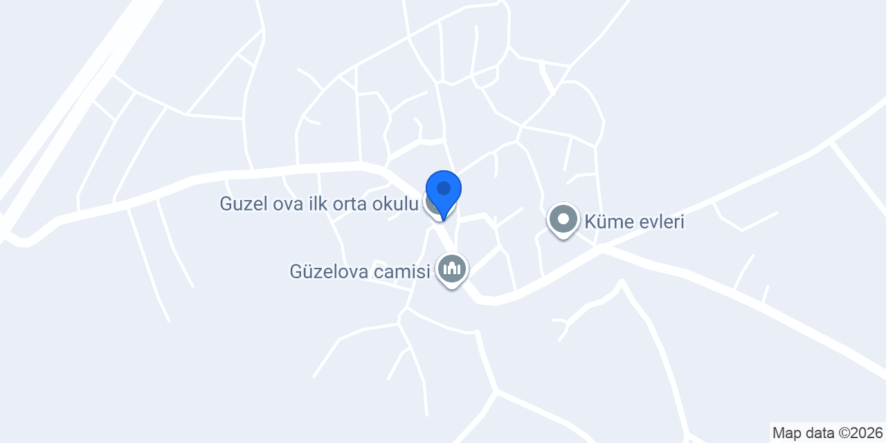 GÜZELOVA MAHALLESİ konumu