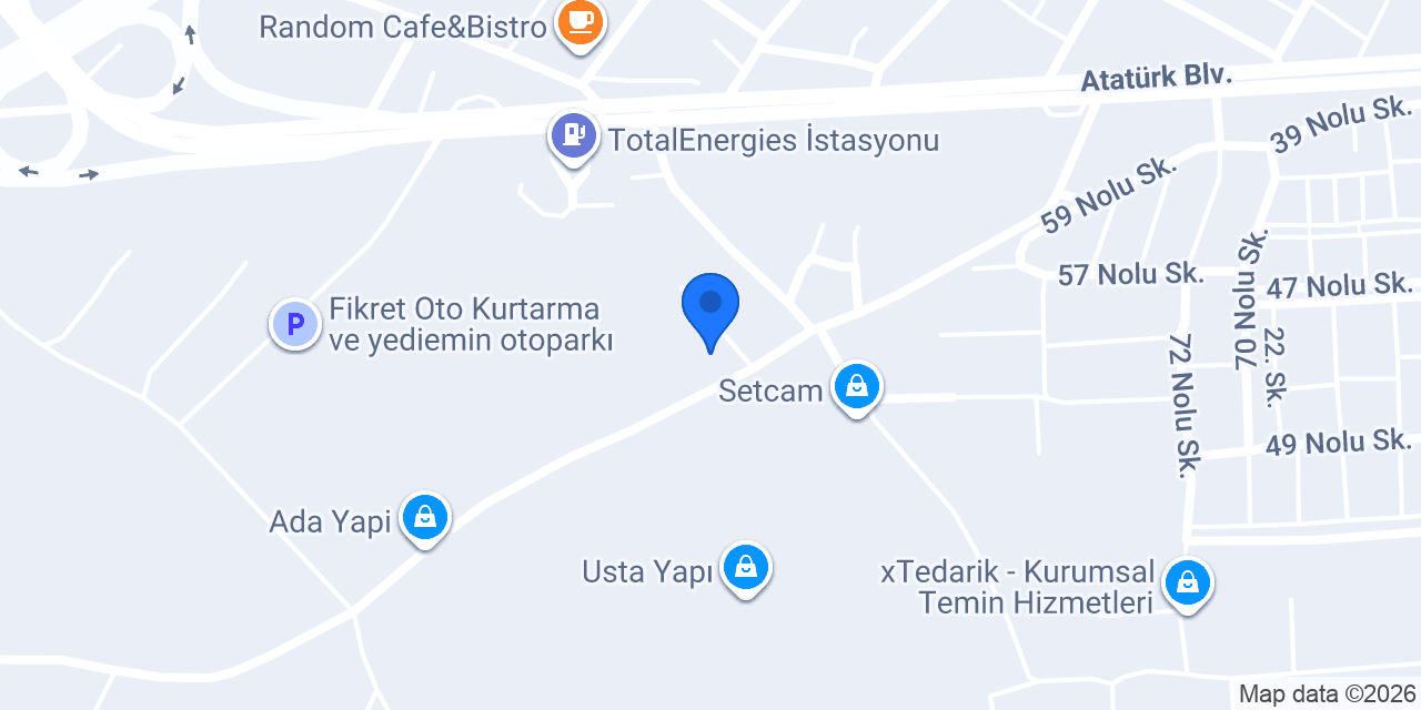 Banos Banyo Mobilyaları konumu