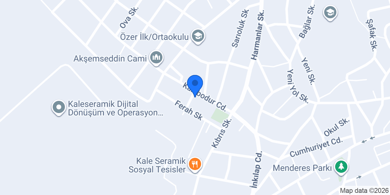 Şahin Reklam konumu