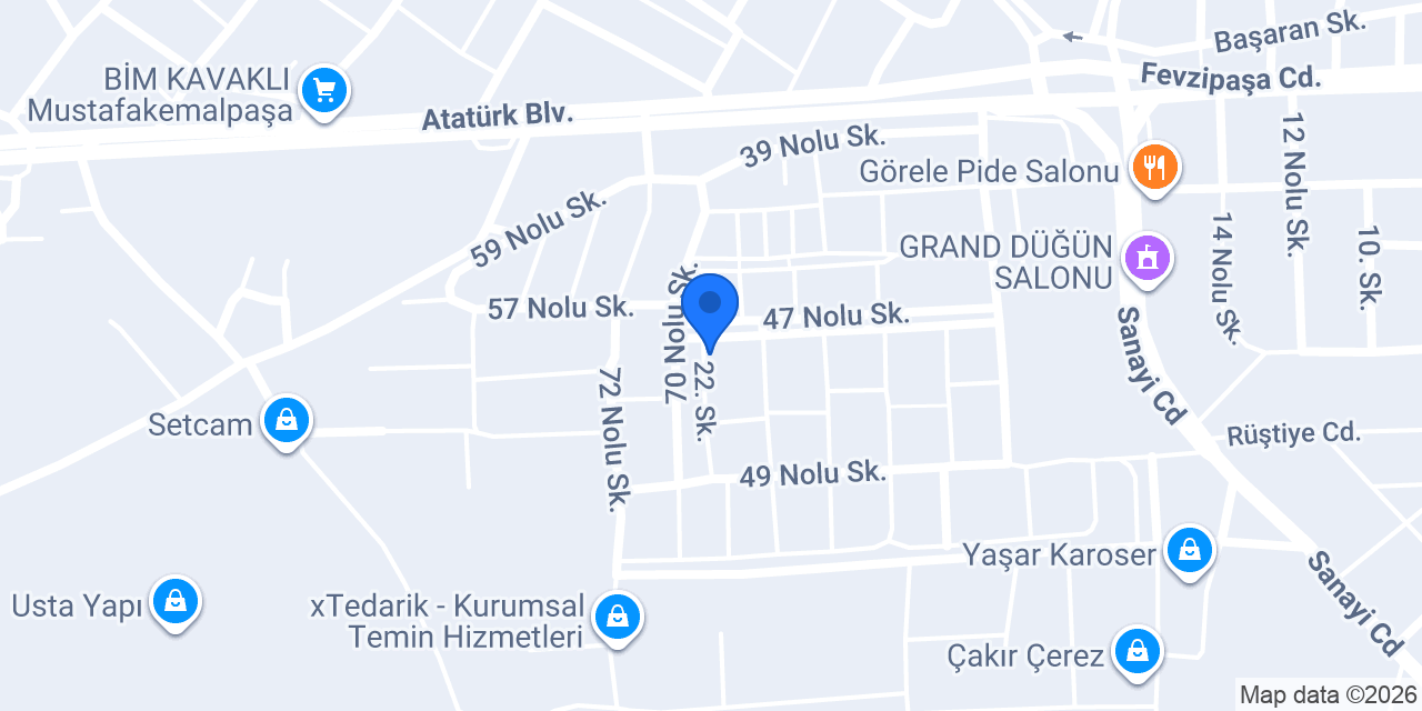 Karabulut Oto Elektrik konumu