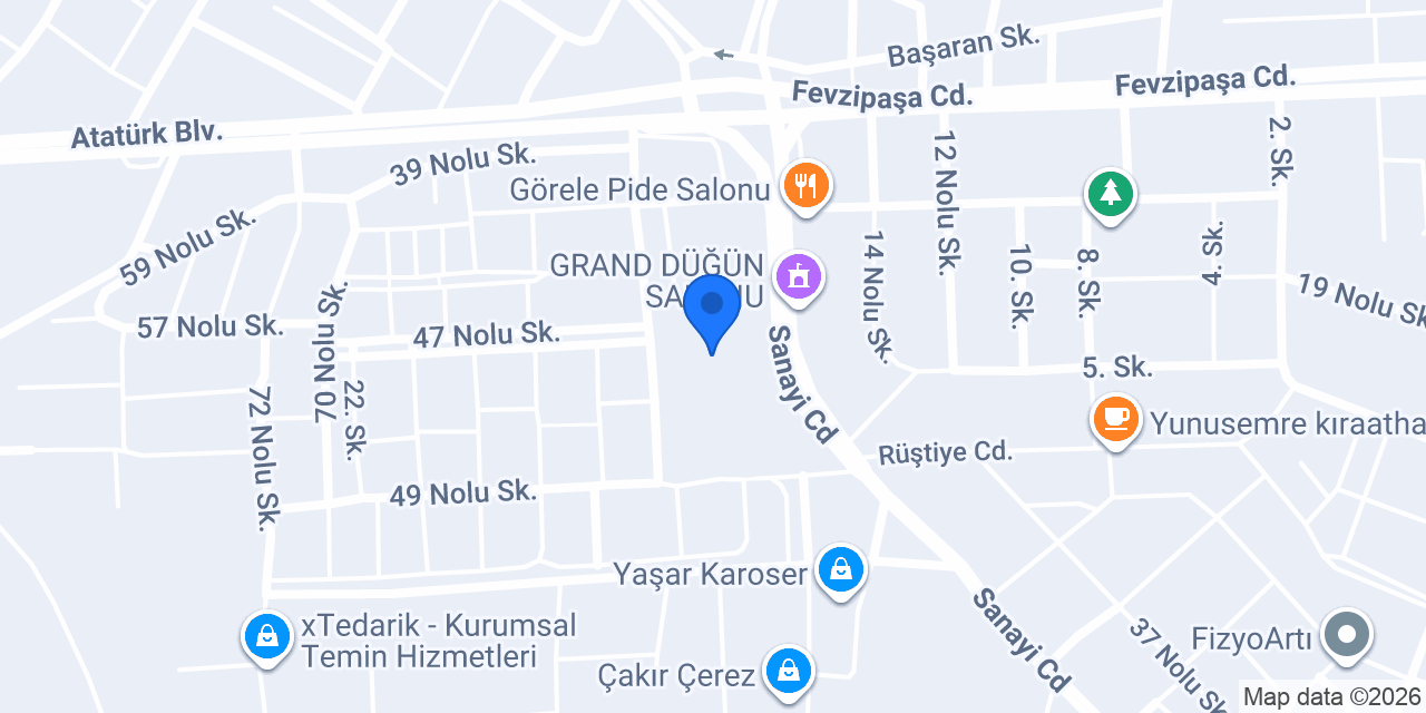 Kamyon Garajı konumu
