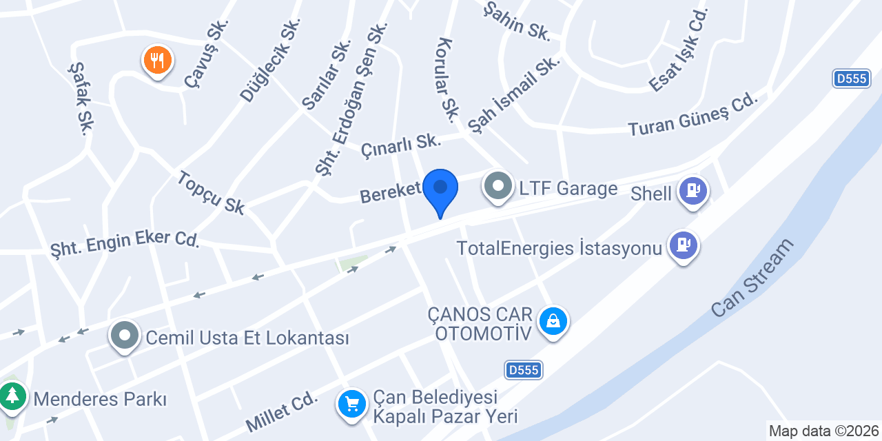 B’ERAY Motor Parça konumu