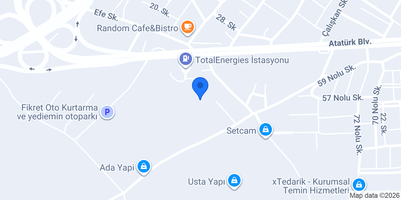 Evim Yemek Evi konumu