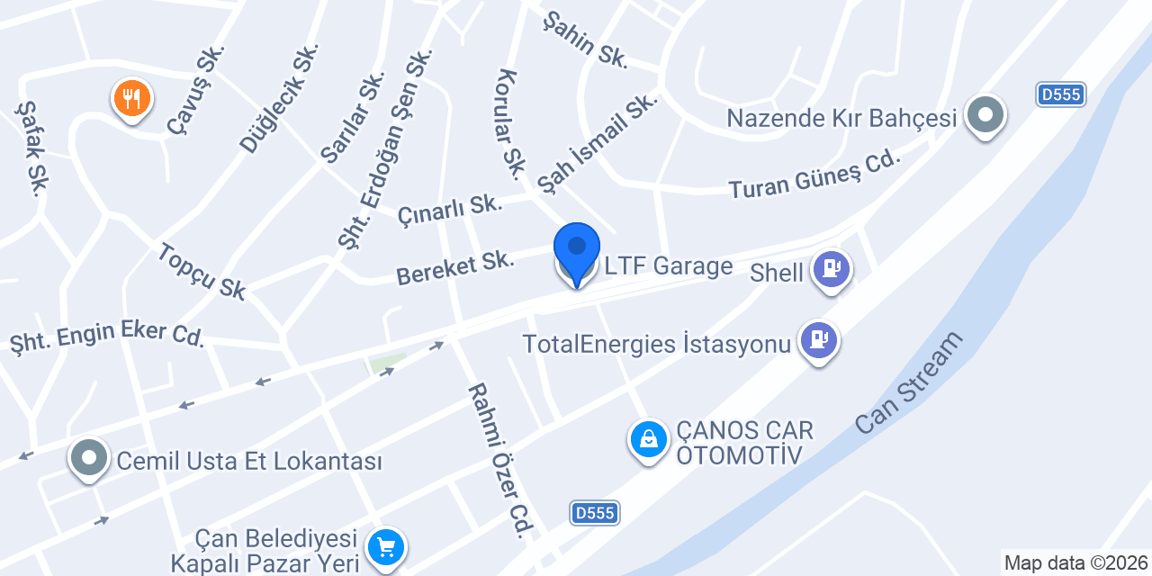 LTF Garage konumu
