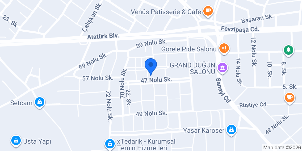 KARDEŞLER OTO LASTİK konumu