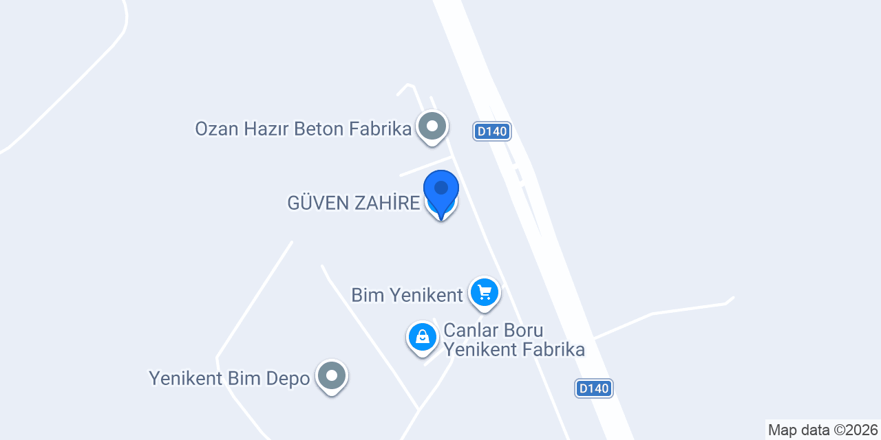 GÜVEN ZAHİRE konumu