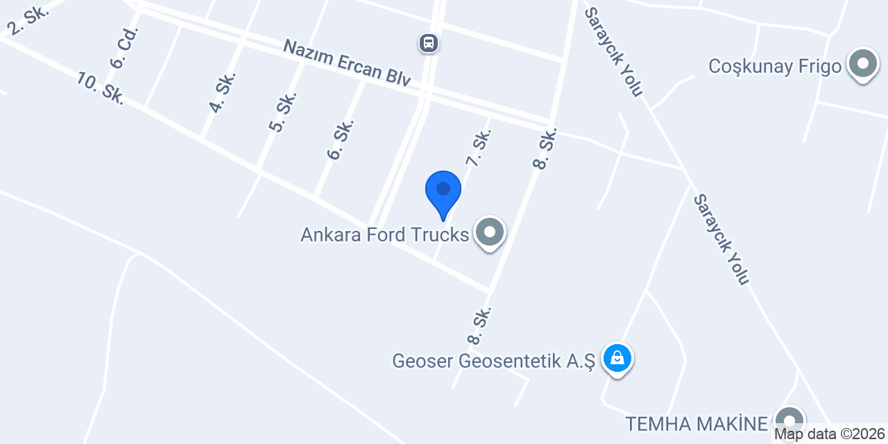 Ankara Elektrostatik Toz Boya konumu