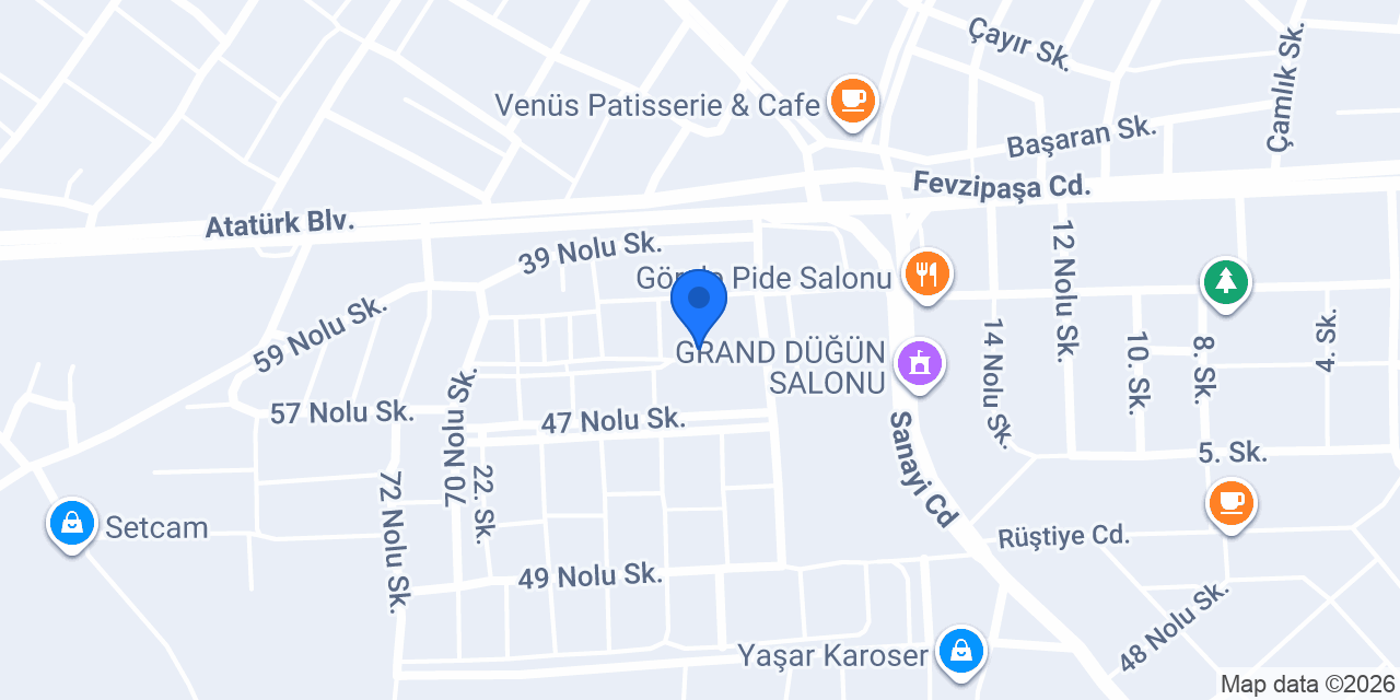 TEKDEMİR OTO ELEKTRİK konumu