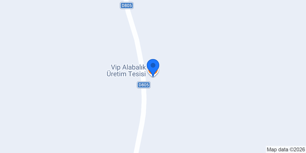 Vip Alabalık Üretim Tesisi konumu