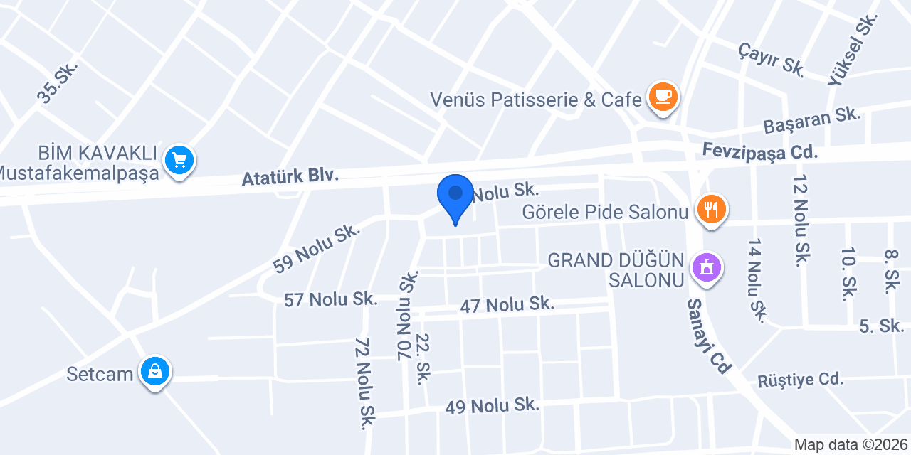 Ptt-küçük Sanayi Şubesi konumu