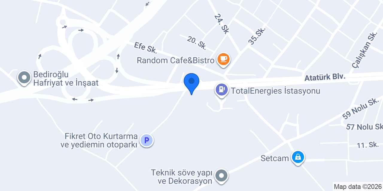 Fidan Vinç San. Tic. Ltd. Şti. konumu