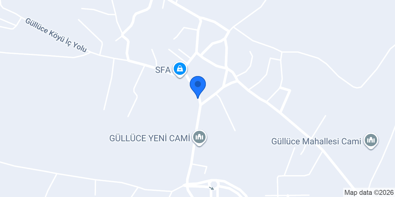 Güllüce İlköğretim Okulu konumu