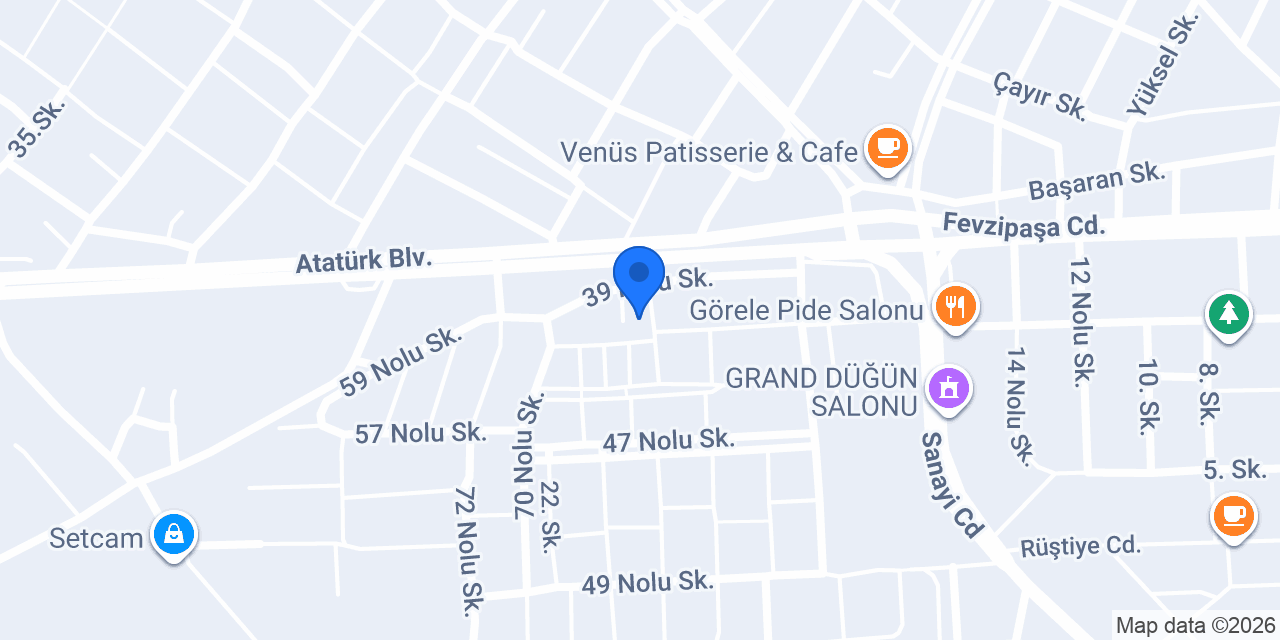 Ayhan Usta Pide Kebap konumu