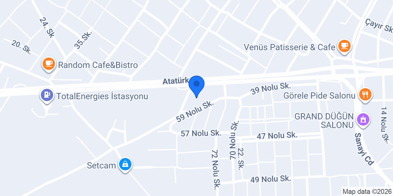 Orhan Halı Yıkama konumu