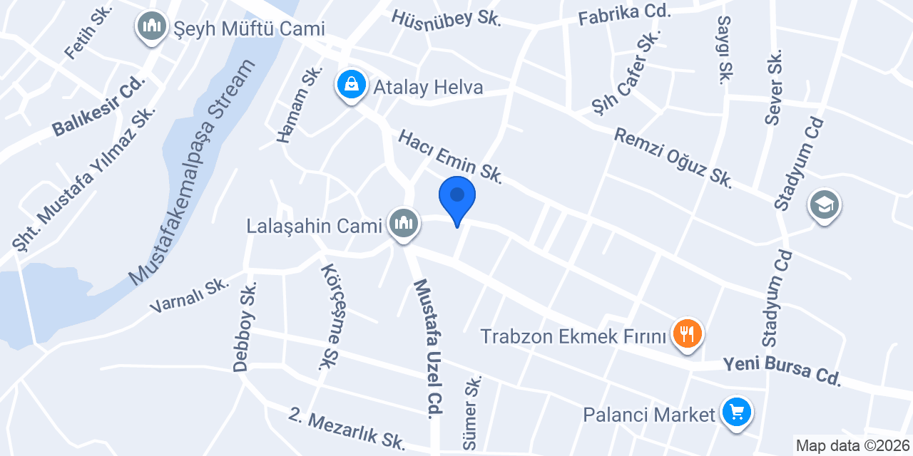 Garaj Oto Lastik konumu
