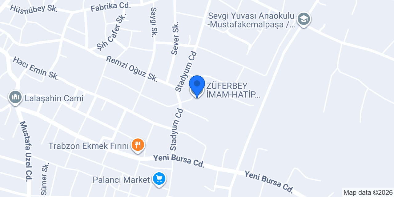 ZÜFERBEY İMAM-HATİP ORTAOKULU konumu