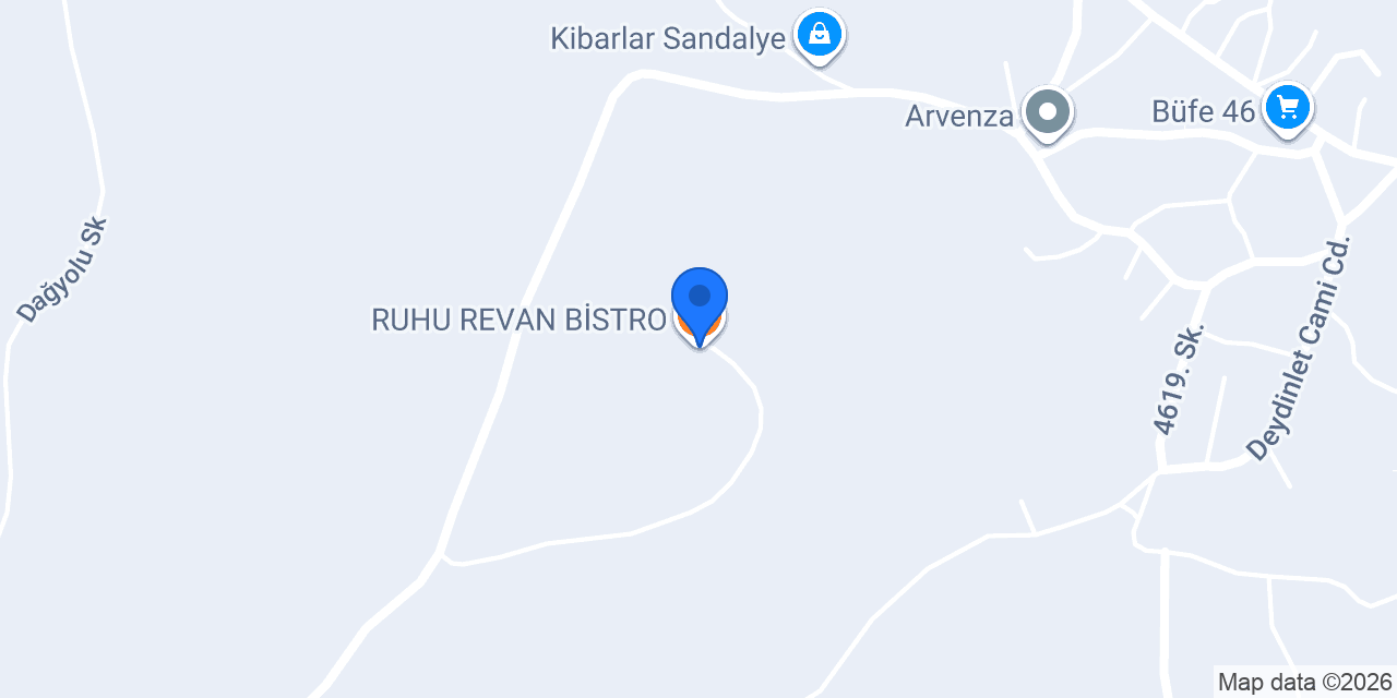 RUHU REVAN BİSTRO konumu