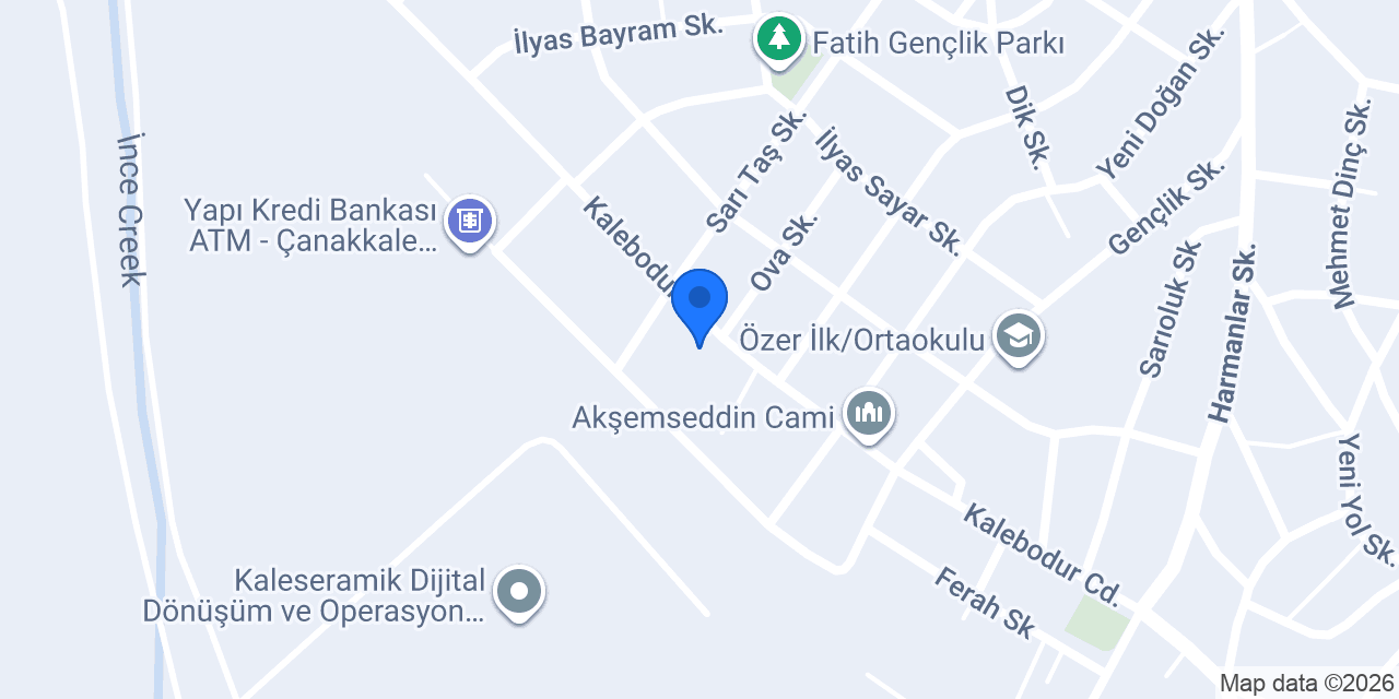 ÇanKale Otomasyon konumu