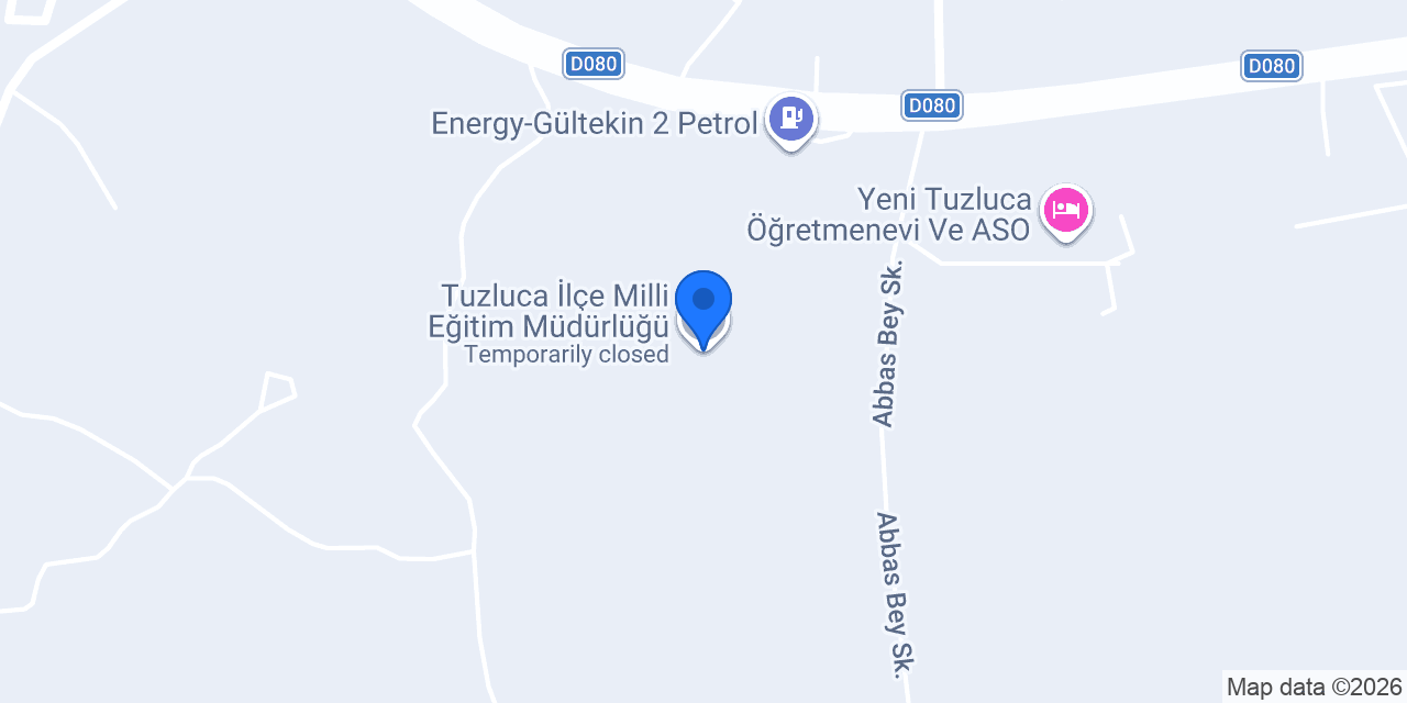 Tuzluca İlçe Milli Eğitim Müdürlüğü konumu