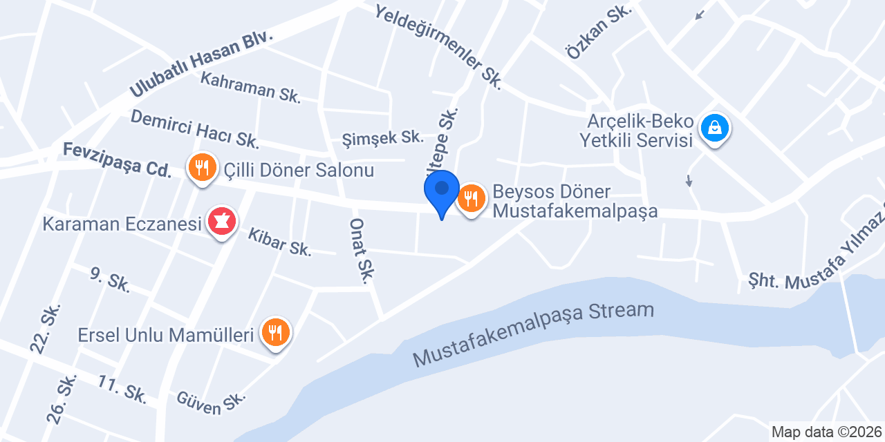 FATİH YAPI MOBİLYA konumu