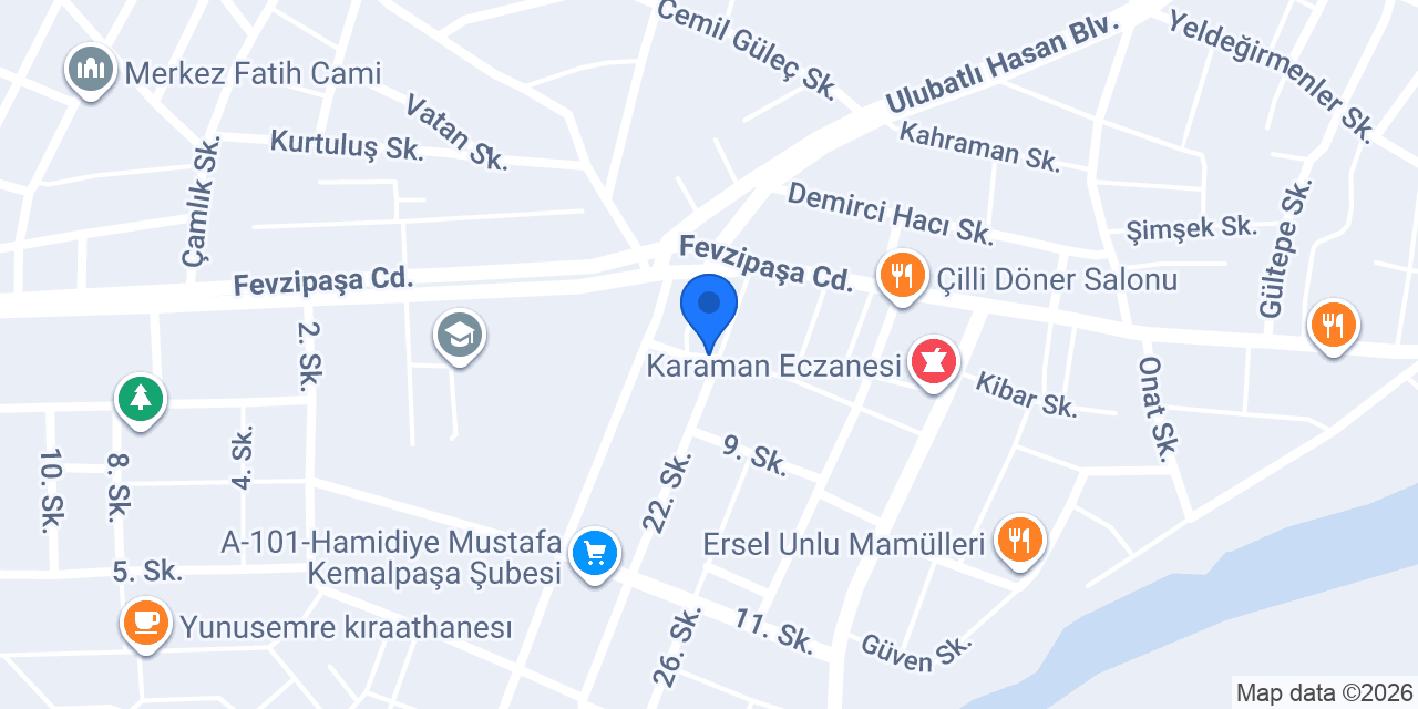 TUNCA BİLGİSAYAR konumu
